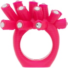 Roussey SSENSE Exclusive Pink 3D-Printed Sis Ring