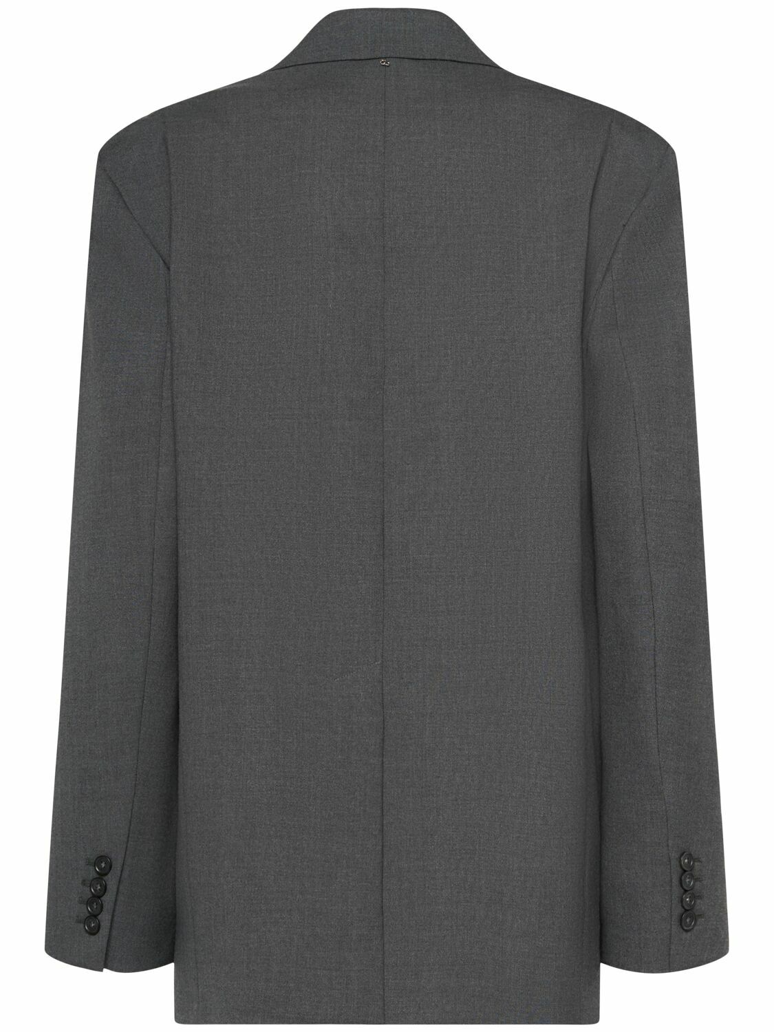 SPORTMAX Baffo Single Breast Stretch Wool Blazer Sportmax