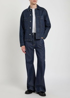 Stone Island Patch Pocket Denim Overshirt Indigo