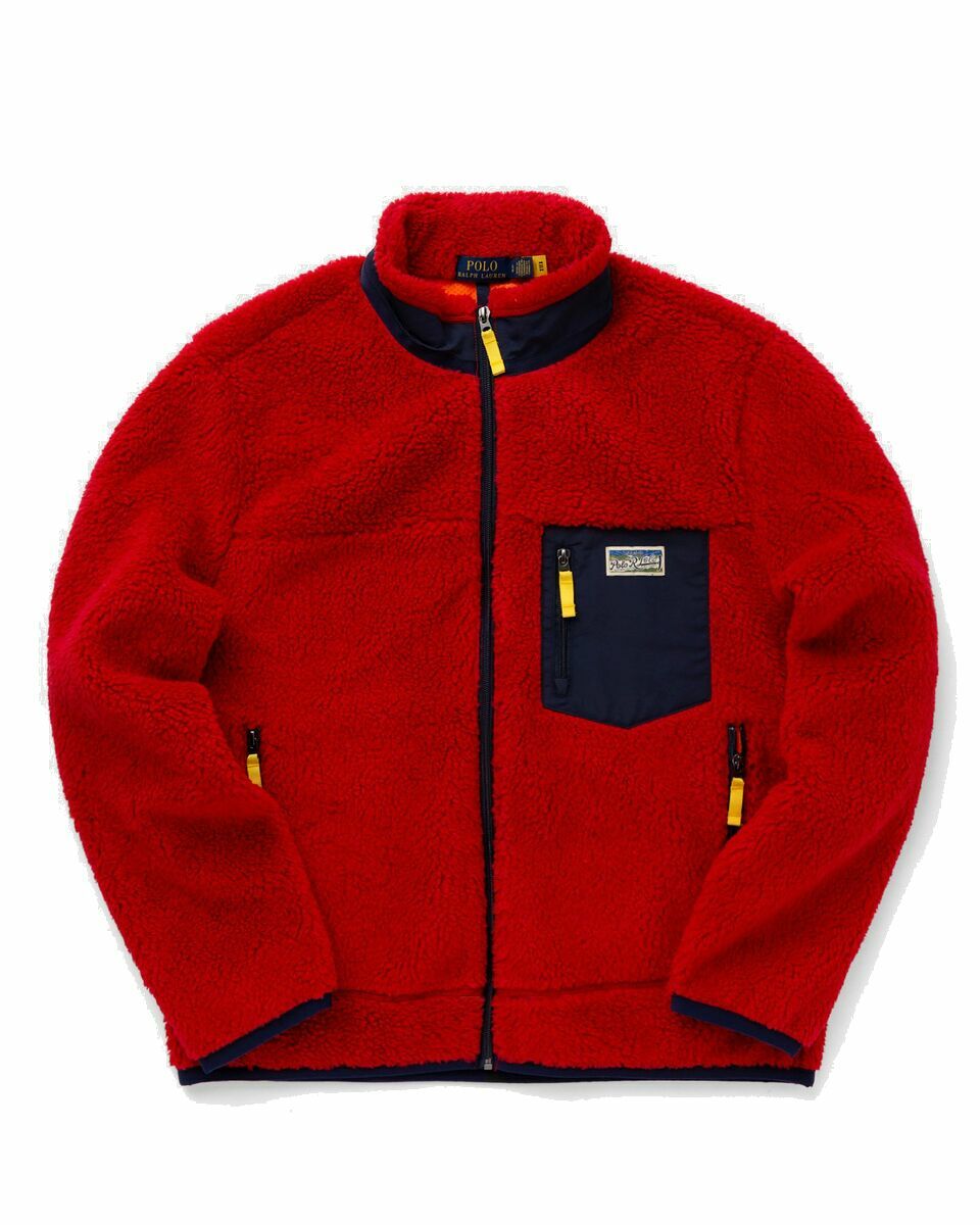 Photo: Polo Ralph Lauren Fzjacketm1 Long Sleeve Sweatshirt Red - Mens - Fleece Jackets