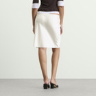 LESET Women's Barb Slip Skirt in Optic White