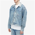 Levi’s Collections Men's Levi's x BEAMS Stay Loose Type I Denim Trucker Jacket in Vintage Wash