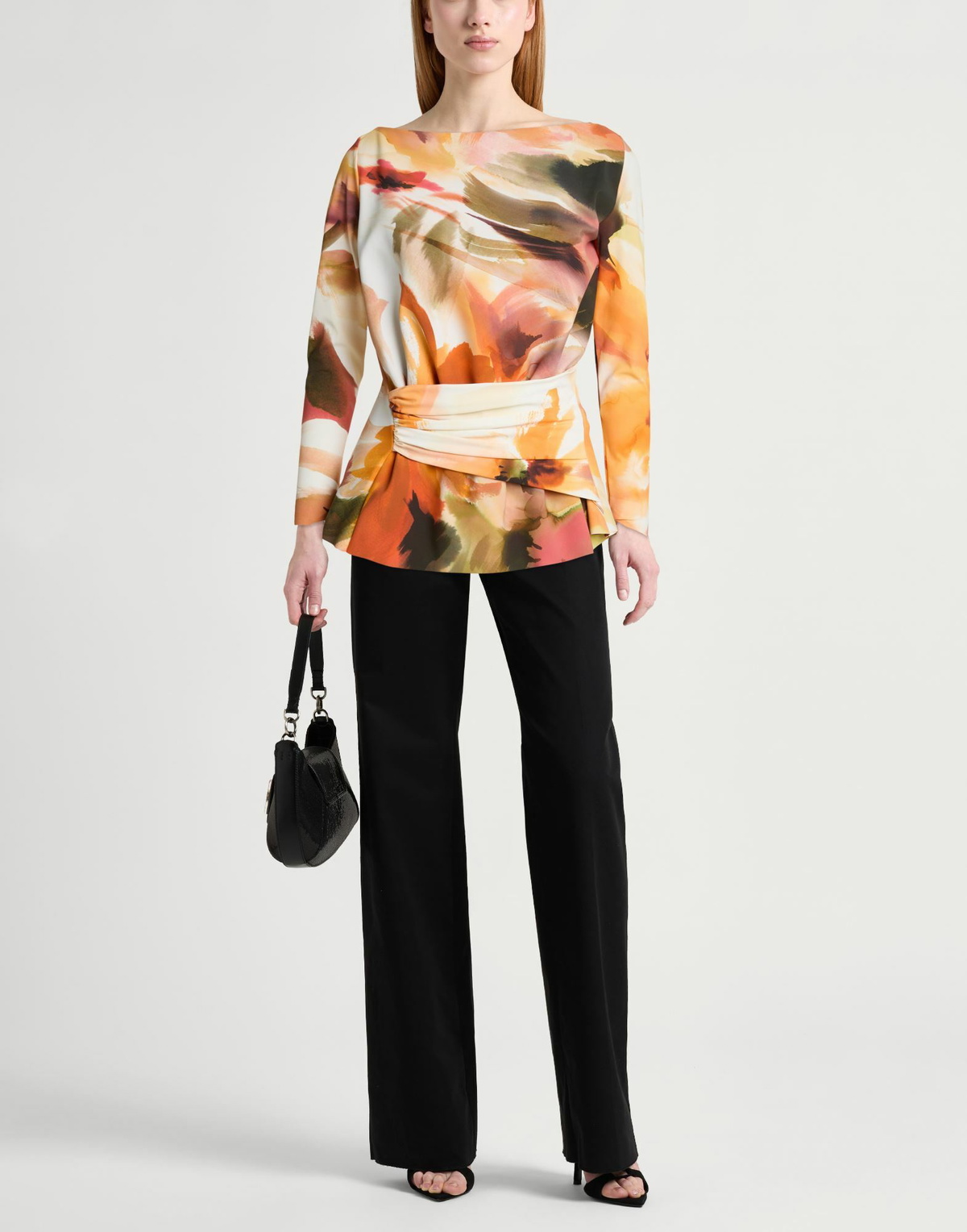 Chiara Boni La Petite Robe Womens Top in Orange