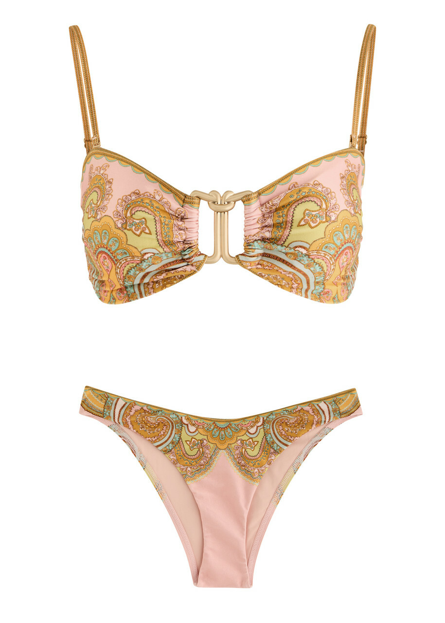 Zimmermann Maxine Printed Bikini Multi Print Zimmermann