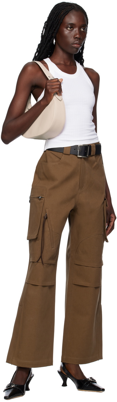 Fax Copy Express SSENSE Exclusive Brown Cargo Pants