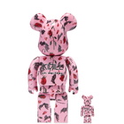 Medicom Kidill x Eri Wakiyama Bat & Rose Bearbrick Set