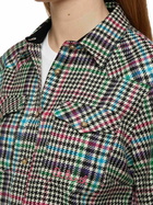 MC2 Saint Barth Wool Shirt Deer With Prince Of Wales Print