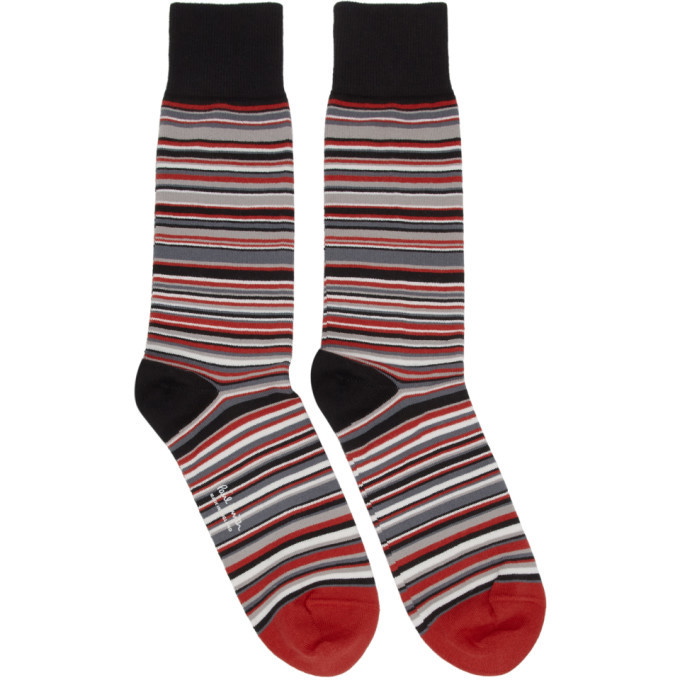 Photo: Paul Smith Red Multistripe Socks