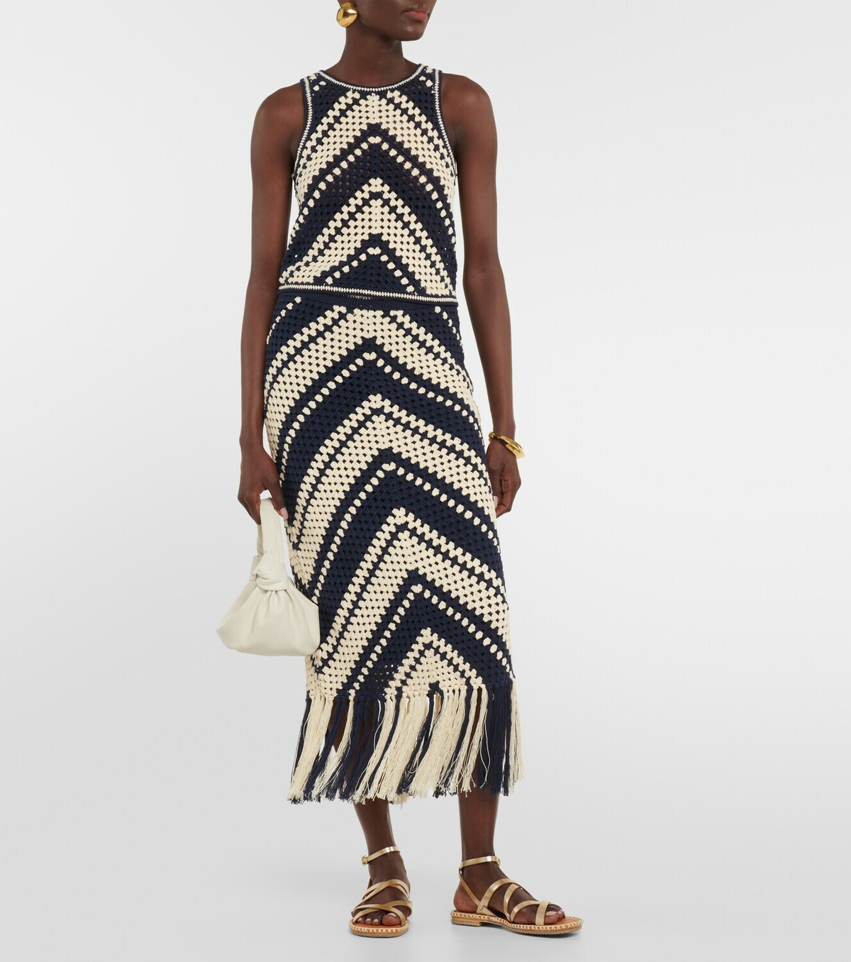Zimmermann Chintz crochet tank top