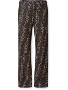 BOTTEGA VENETA - Jacquard-Bouclé Trousers - Brown - IT 46