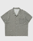 Erl Printed Hawaian Shirt Woven Black/White - Mens - Shortsleeves