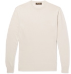 Loro Piana - Slim-Fit Baby Cashmere Sweater - Men - Light gray