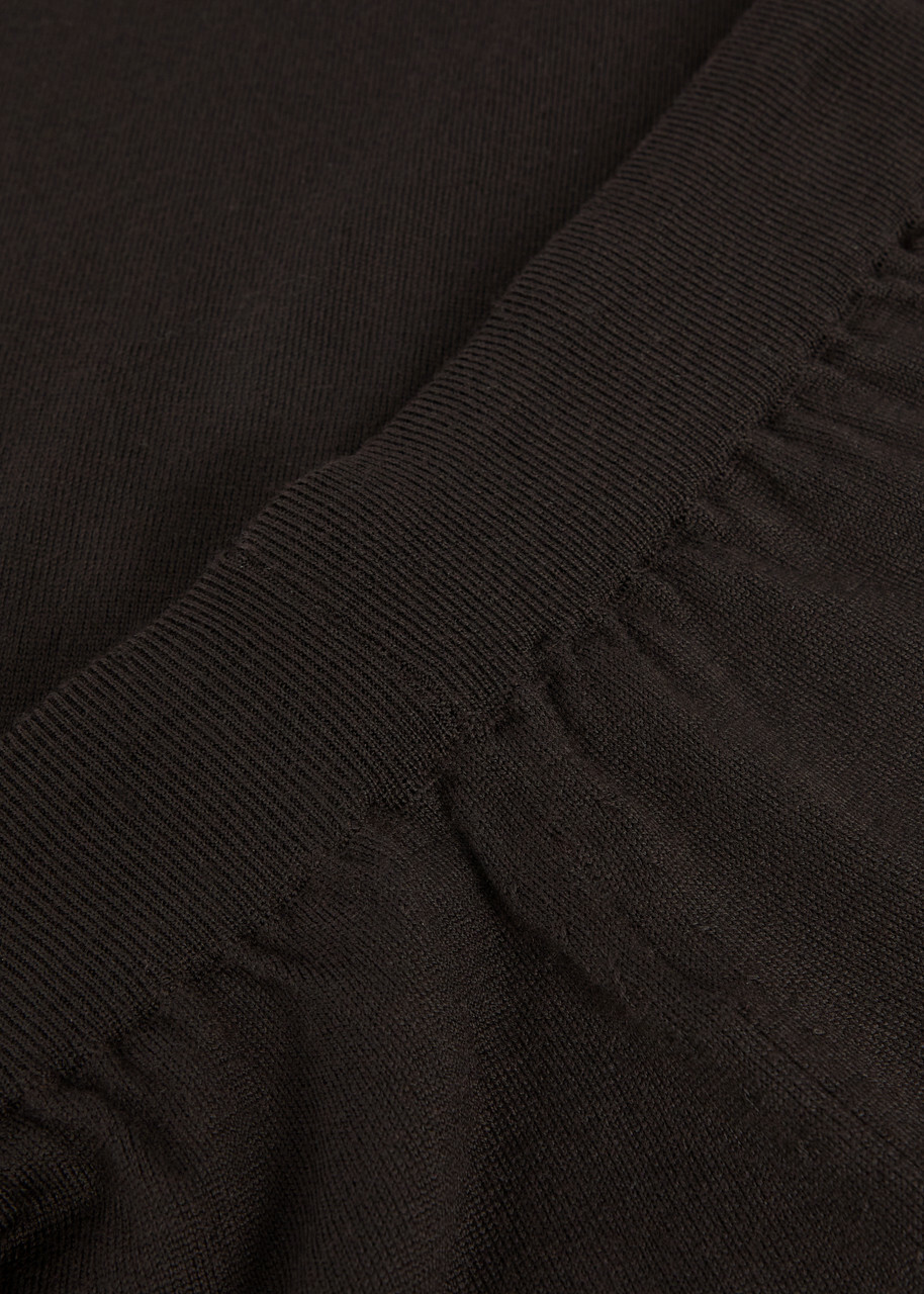 John Smedley Henning Merino Wool Sweatpants Brown