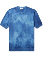 ALTEA - Tie-Dyed Cotton T-Shirt - Blue