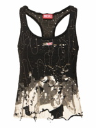 DIESEL Embroidered Tulle Top