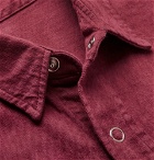 The Elder Statesman - Tie-Dyed Denim Overshirt - Pink