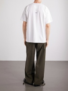 WTAPS - Sign-YD Cotton-Jersey T-Shirt - White