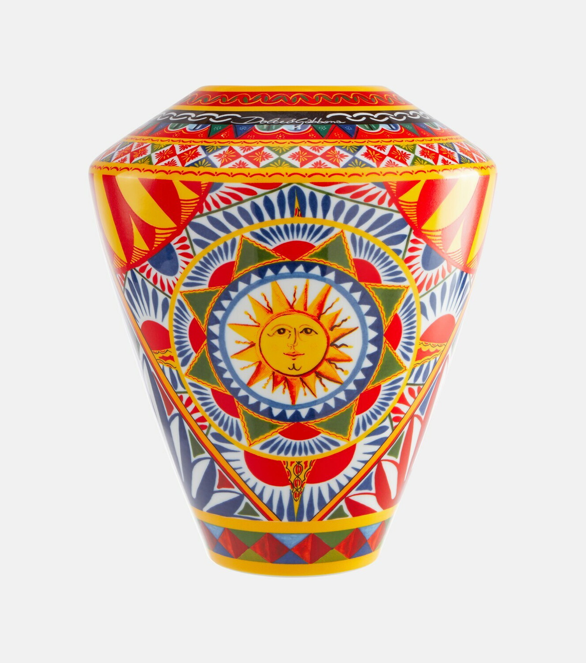 Dolce&Gabbana Casa Carretto Small porcelain vase