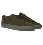 Common Projects - Original Achilles Suede Sneakers - Men - Army green