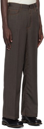 CMMN SWDN Gray Jackson Wide Straight-Leg Trousers