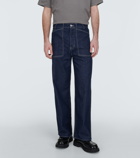 Kenzo - Sailor embroidered wide-leg jeans