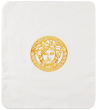 Versace Baby White & Gold Barocco Blanket