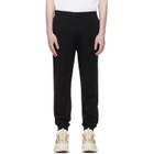 Moncler Black Logo Cotton Fleece Track Pants