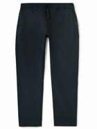 Kestin - Inverness Coated Cotton-Blend Twill Drawstring Trousers - Blue