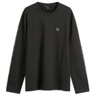 Haglöfs Men's Long Sleeve Brand T-Shirt in True Black