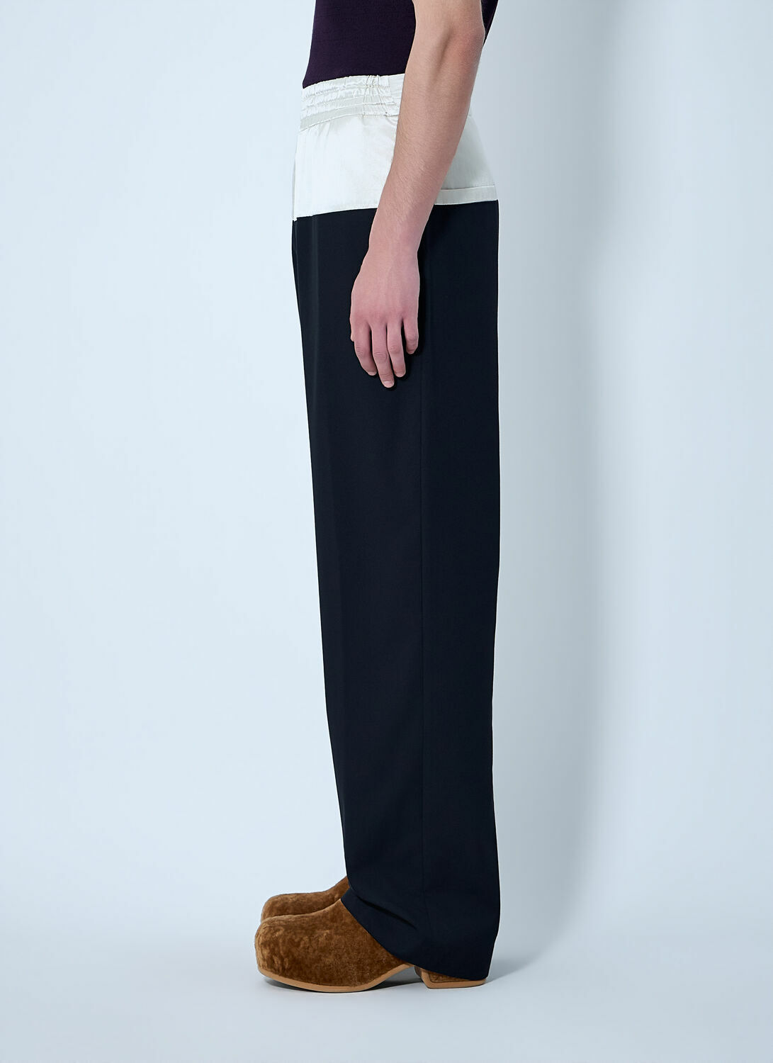 Dries Van Noten Drawstring Wide-Leg Trousers