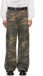 Alexander Digenova Khaki Type 2 Denim Cargo Pants