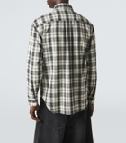 Balenciaga Checked cotton flannel shirt