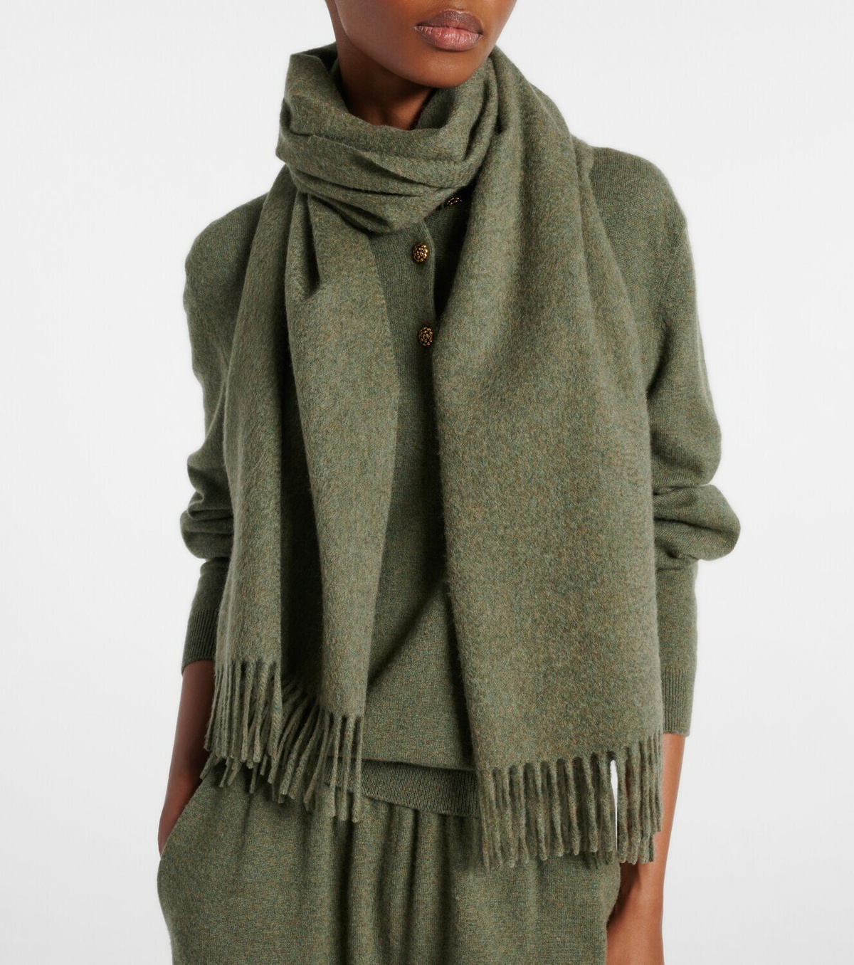 Loro Piana Grande Unita cashmere scarf