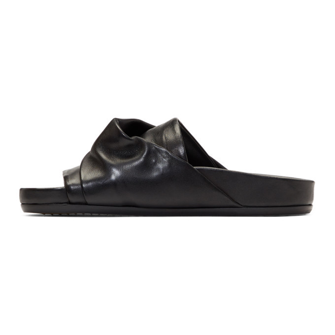 Rick Owens Black Mobius Granola Sandals Rick Owens