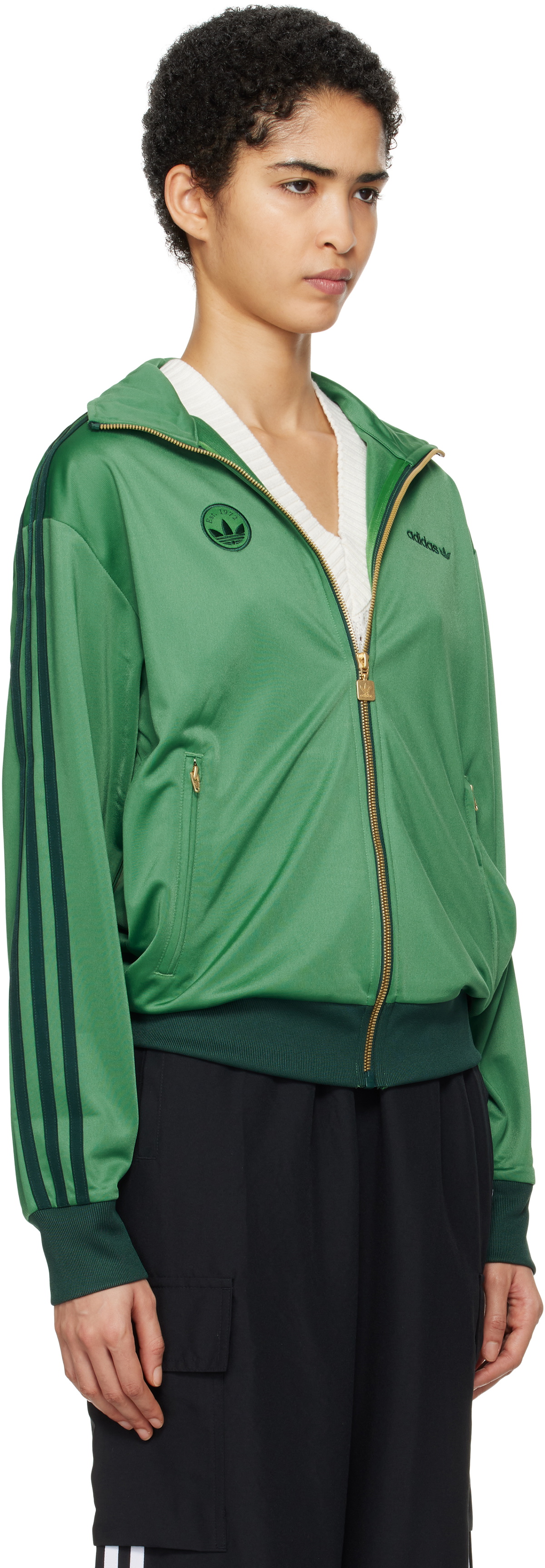 adidas Originals Green Firebird Track Jacket