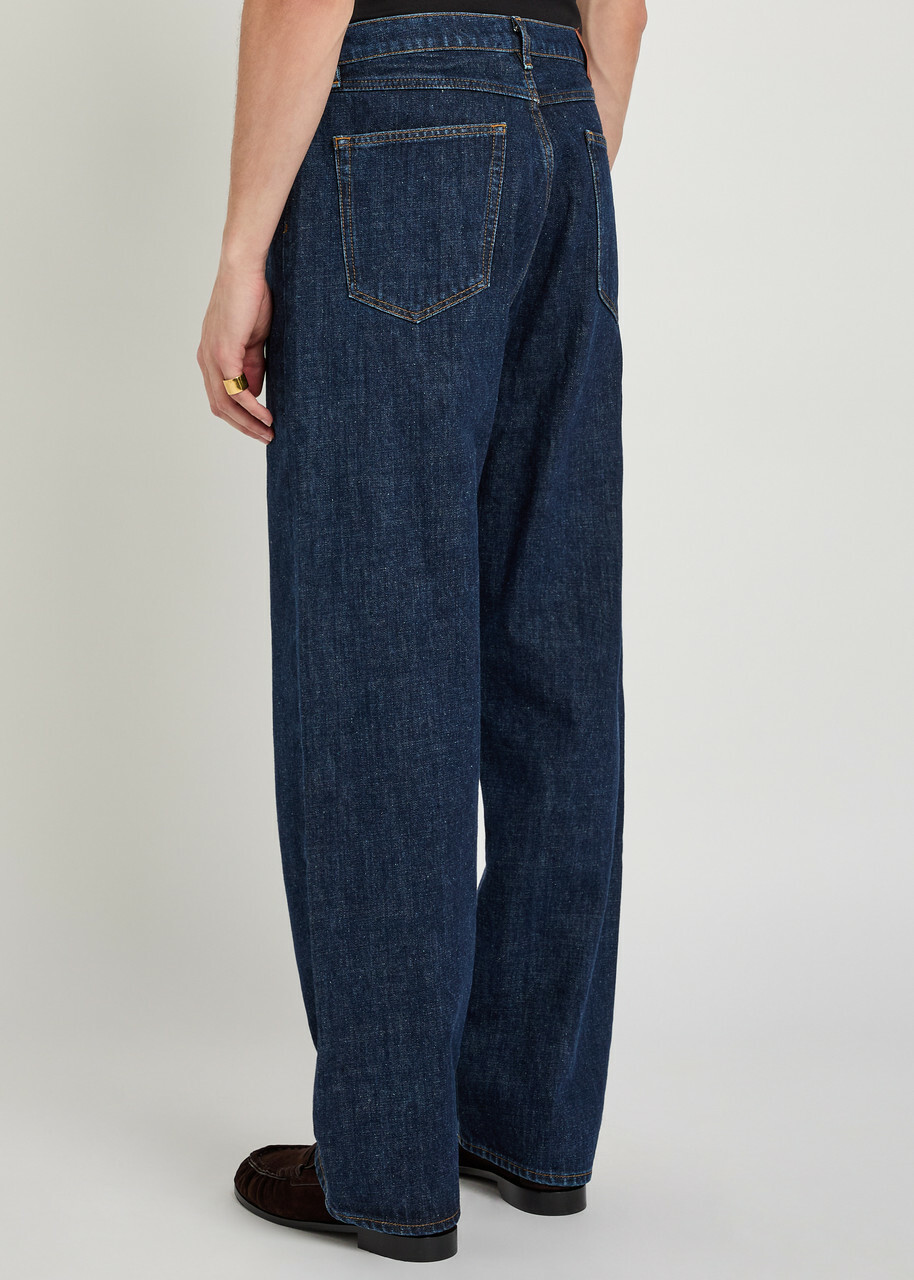 Studio Nicholson Marylebone Relaxed Straight-leg Jeans Light Blue