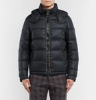 Valentino - Rockstud Quilted Shell Hooded Down Jacket - Men - Midnight blue