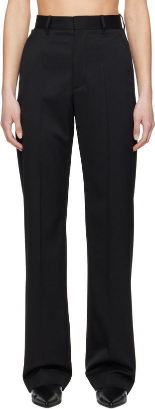 Photo: MM6 Maison Margiela Black Tailoring Wool Blend Trousers