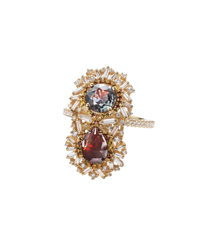 Photo: Suzanne Kalan 18kt gold (750/1000) ring with diamonds