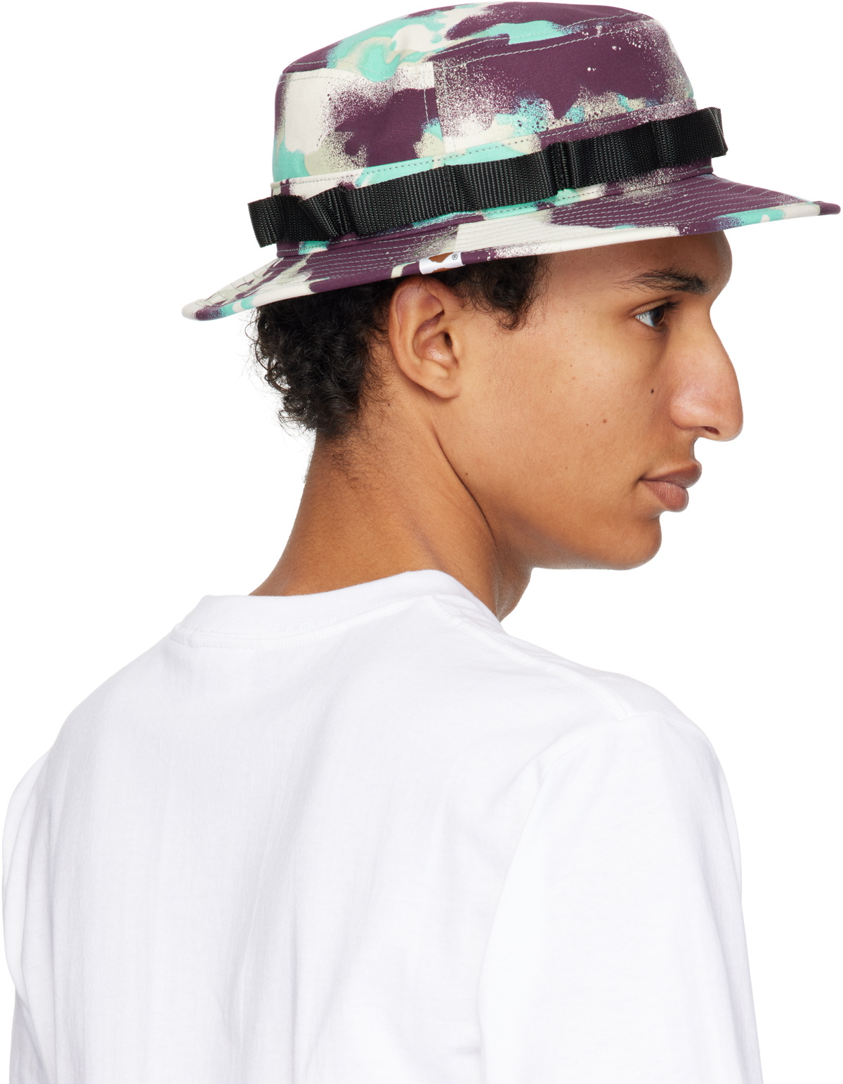 BAPE Multicolor Map Camo Military Bucket Hat
