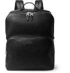 Smythson - Burlington Full-Grain Leather Backpack - Black