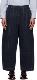 Cordera Blue Seam Curved Jeans