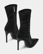 Steve Madden Mackena Booties in Black Satin