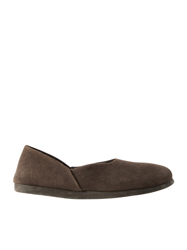 Photo: Stòffa - Suede Slippers - Brown