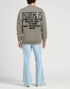 Msgm Mens Sweatshirt Military in Green