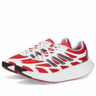 Adidas Running Adidas Adizero Aruku Sneakers in White/Pure Ruby/Black