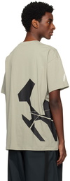 ACRONYM Khaki Printed T-Shirt