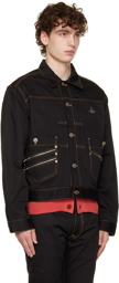 Vivienne Westwood Black Marlene Denim Jacket