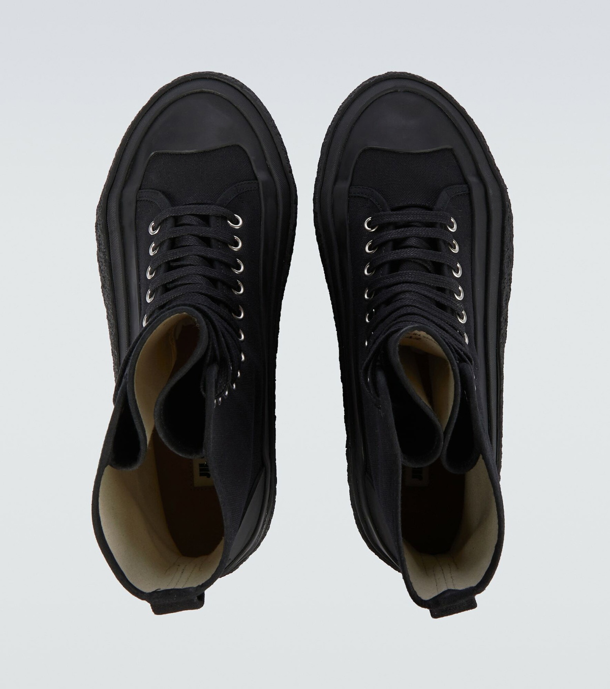 スニーカー JIL SANDER  High-top canvas sneakers Jil Sander Canvas Hi Top Sneaker Jil Sander