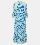 Juliet Dunn Printed cotton maxi dress